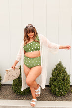 Load image into Gallery viewer, Polka Dot Oasis Swimsuit Top
