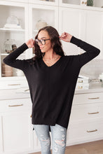 Load image into Gallery viewer, The &quot;Go-To&quot; Tunic Top In Black
