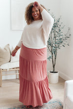 Load image into Gallery viewer, Roam The World Skirt in Rust
