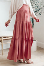 Load image into Gallery viewer, Roam The World Skirt in Rust
