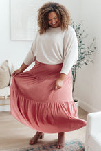 Load image into Gallery viewer, Roam The World Skirt in Rust
