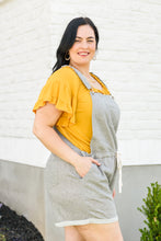 Load image into Gallery viewer, Summer Set Overall Shorts In Gray
