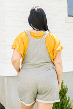 Load image into Gallery viewer, Summer Set Overall Shorts In Gray
