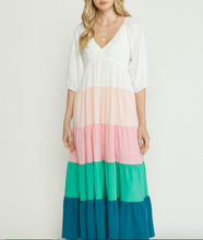 Load image into Gallery viewer, The Caroline Color block Dress
