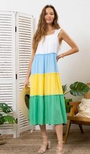 Load image into Gallery viewer, The Aurora Color-block Dress
