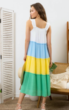 Load image into Gallery viewer, The Aurora Color-block Dress
