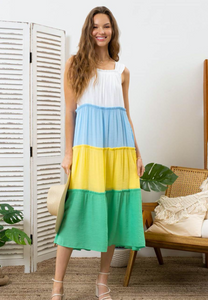 The Aurora Color-block Dress