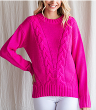 Load image into Gallery viewer, Boldly Your&#39;s- Pink Knit Sweater
