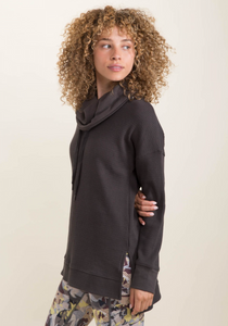 The Kate Hi-Lo Cowl Neck Pullover