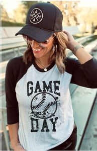 Gameday Grunge 3/4 Tee