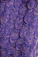 Load image into Gallery viewer, Seaside Magic Chenille Mermaid Tail In Purple
