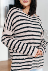 Self Assured Striped Sweater