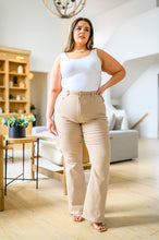 Load image into Gallery viewer, Serenity High Rise Tummy Control Flares in Khaki
