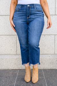 The Hudson Bootcut Stepped Hem Jeans