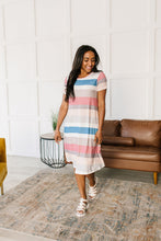 Load image into Gallery viewer, The Tish Striped T Shirt Dress
