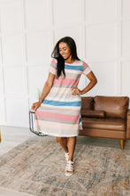 Load image into Gallery viewer, The Tish Striped T Shirt Dress
