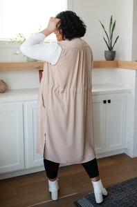 Small Talk Sleeveless Cardigan