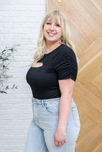 Load image into Gallery viewer, Spare Your Time Bodysuit In Black
