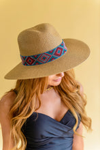 Load image into Gallery viewer, Sunny Rays Banded Accent Panama Hat
