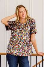 Load image into Gallery viewer, It&#39;s A Party Sequin Short Sleeve Top
