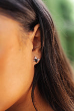 Load image into Gallery viewer, Triple Threat Tortoise Floral Earring Set
