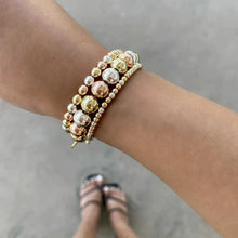 Load image into Gallery viewer, PREORDER: Tri Tone Adjustable Bracelet in Assorted Sizes
