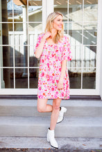 Load image into Gallery viewer, Vintage Daisies Dress In Pink
