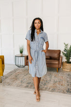 Load image into Gallery viewer, The Sissy Denim Shirtdress
