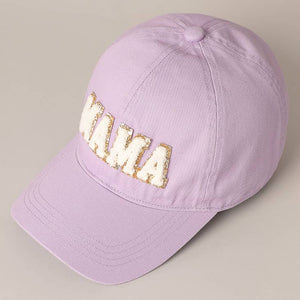 PREORDER: Mama Chenille Letter Patch Baseball Cap in Five Colors