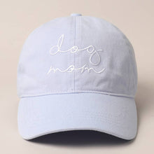 Load image into Gallery viewer, PREORDER: Dog Mom Embroidered Baseball Cap in Four Colors
