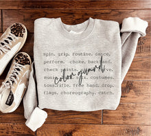Load image into Gallery viewer, PREORDER: Color Guard Words Sweatshirt in Two Colors
