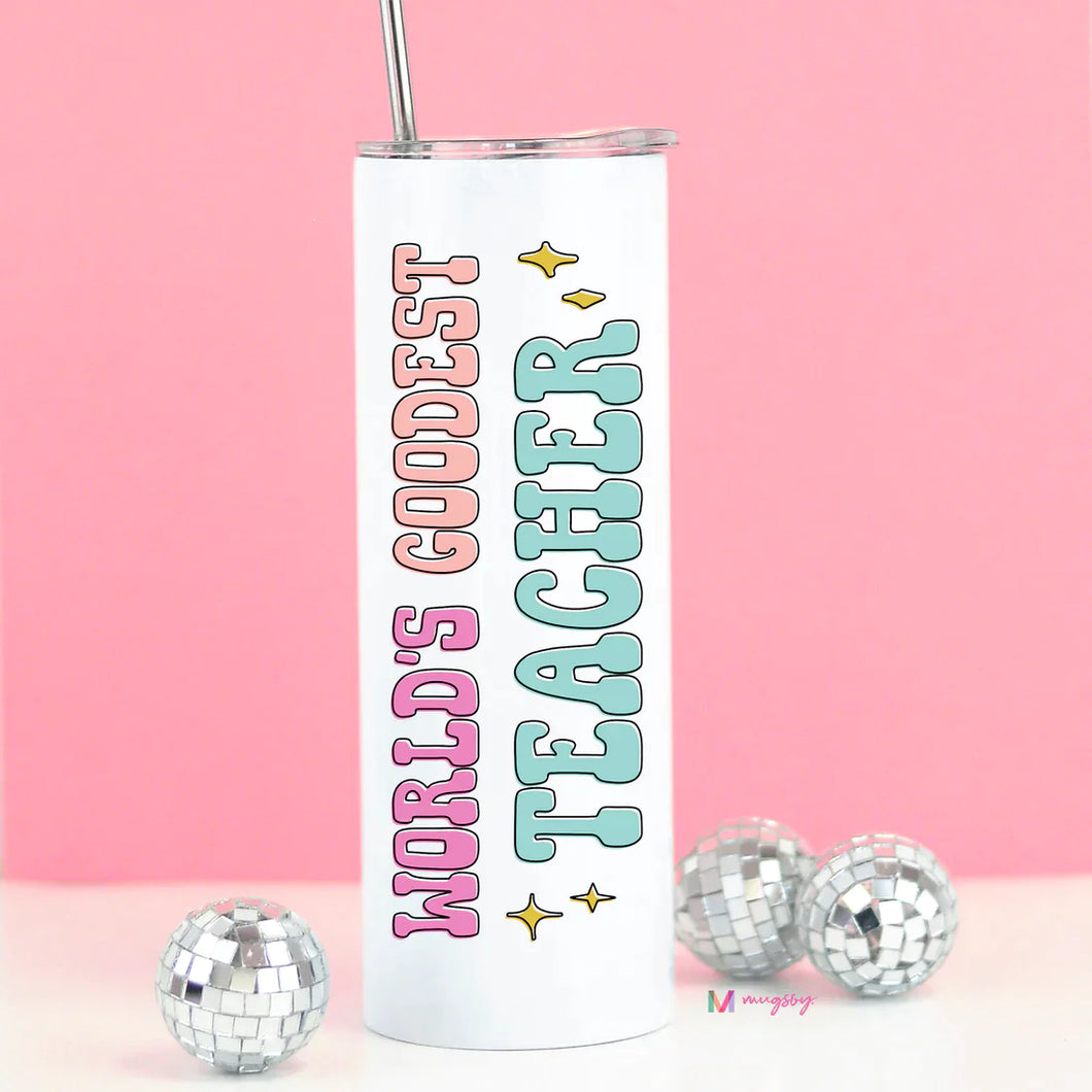 PREORDER: World's Goodest Teacher Insulated Travel Cup